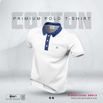 Premium Denim Deep Cotton Polo T-Shirt
